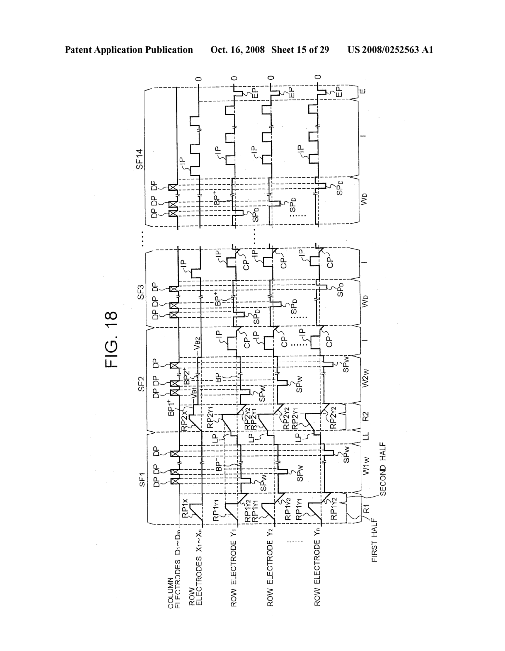 METHOD OF DRIVING PLASMA DISPLAY PANEL - diagram, schematic, and image 16