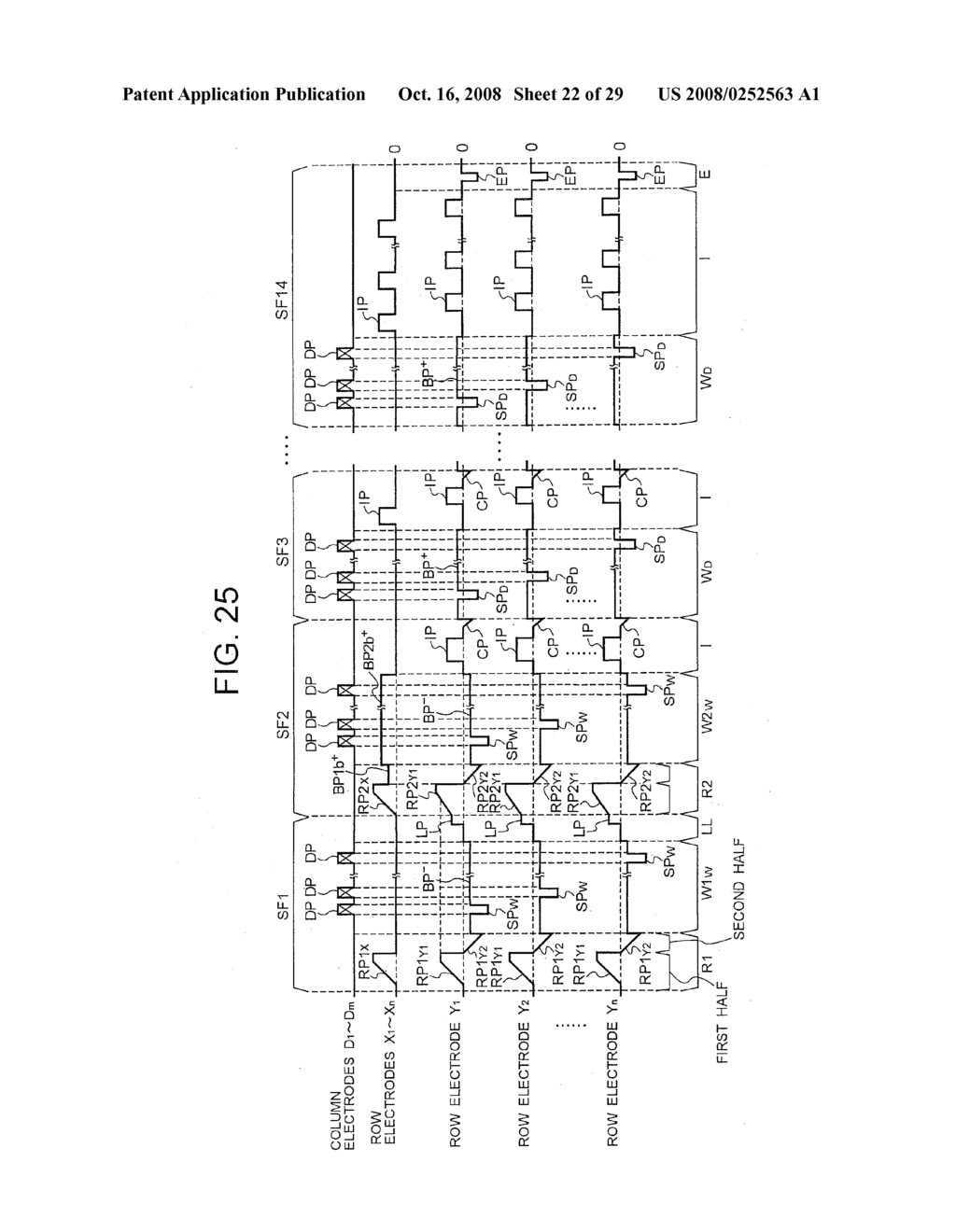 METHOD OF DRIVING PLASMA DISPLAY PANEL - diagram, schematic, and image 23