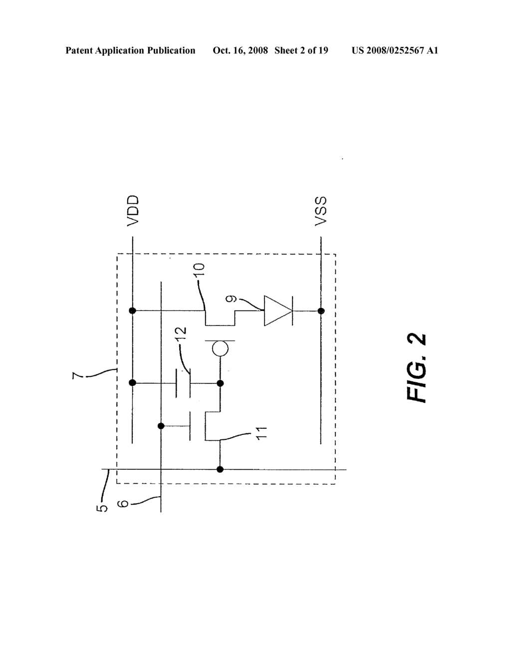 Active Matrix Display Device - diagram, schematic, and image 03