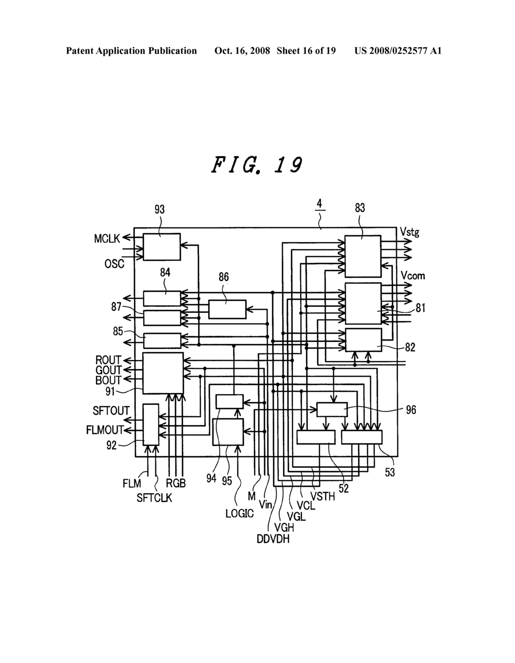 Liquid crystal display device having drive circuit - diagram, schematic, and image 17