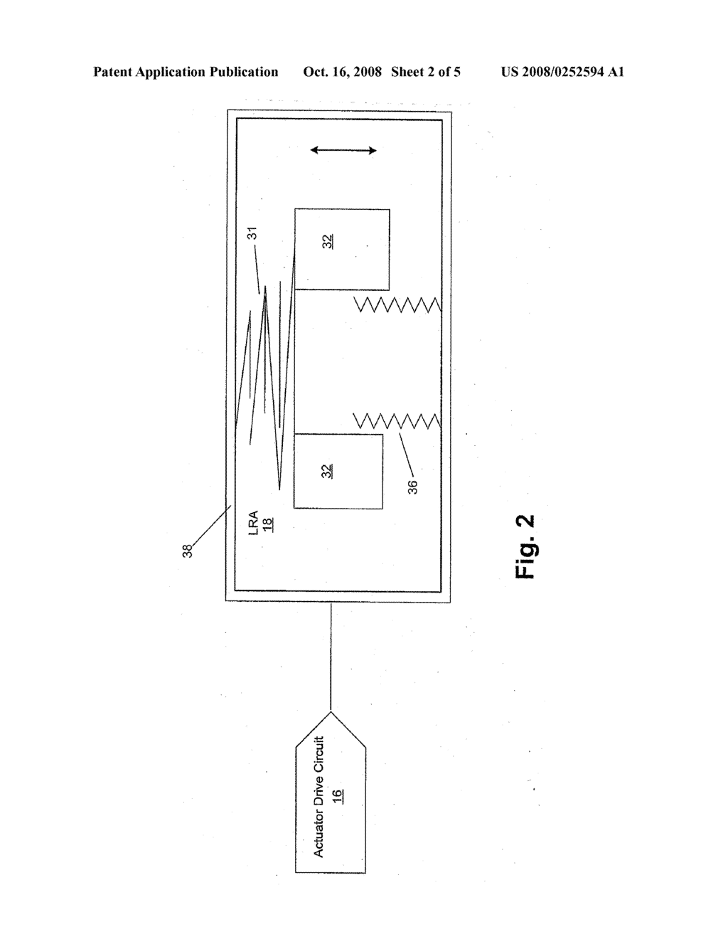 Vibration Actuator with a Unidirectional Drive - diagram, schematic, and image 03