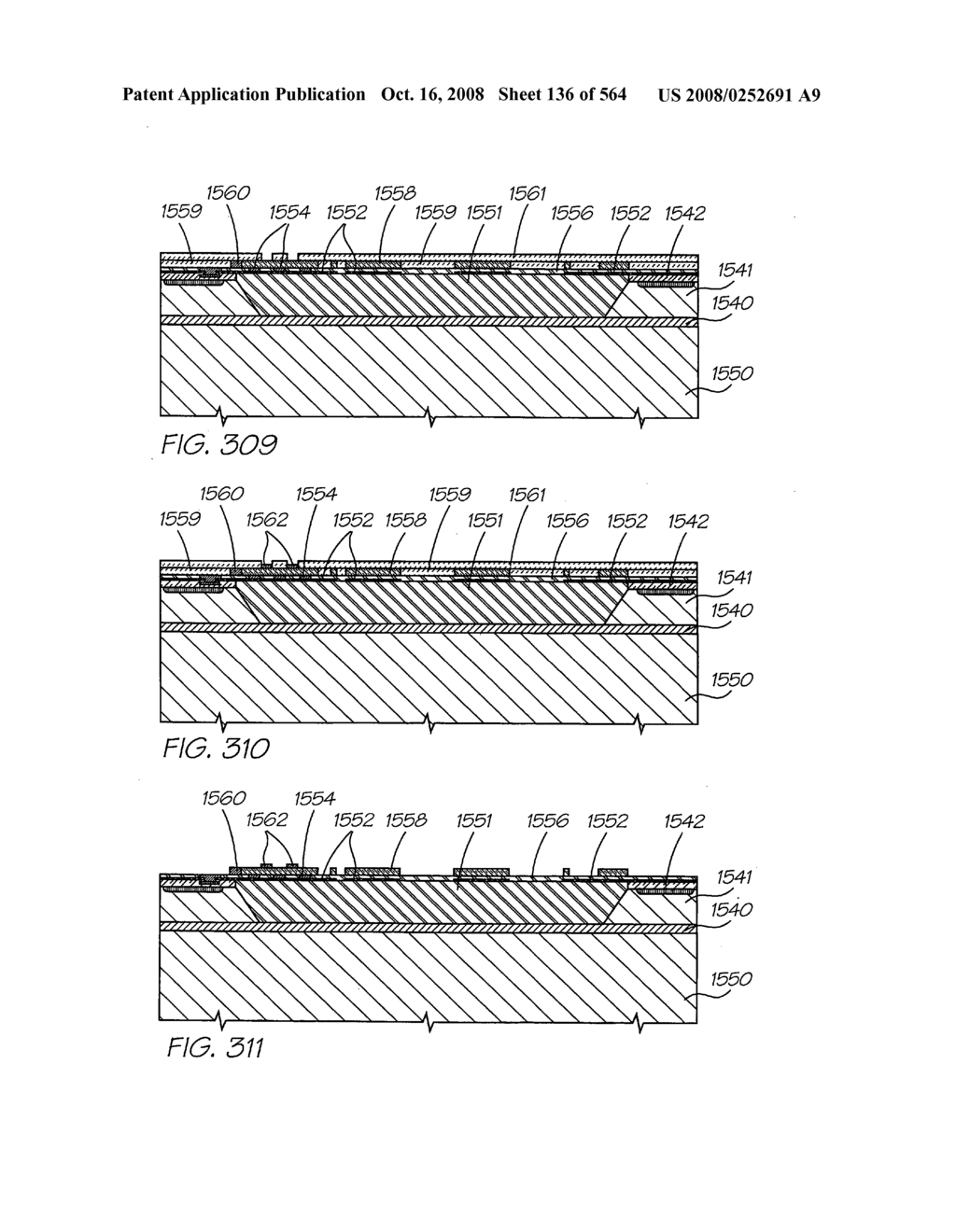 Inkjet nozzle chamber holding two fluids - diagram, schematic, and image 137