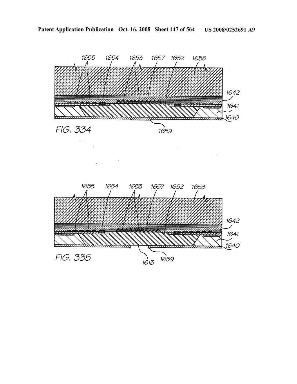 Inkjet nozzle chamber holding two fluids - diagram, schematic, and image 148