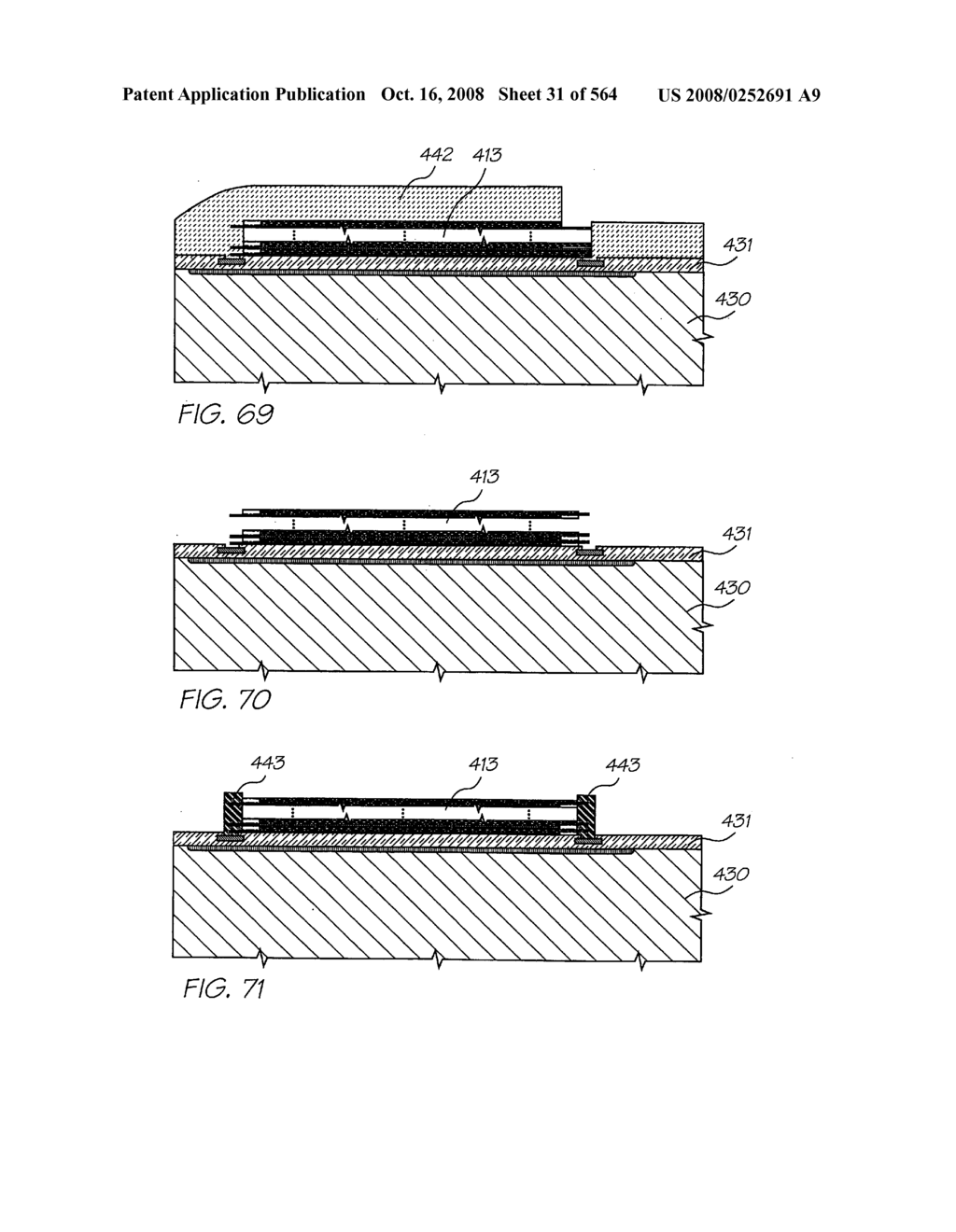 Inkjet nozzle chamber holding two fluids - diagram, schematic, and image 32