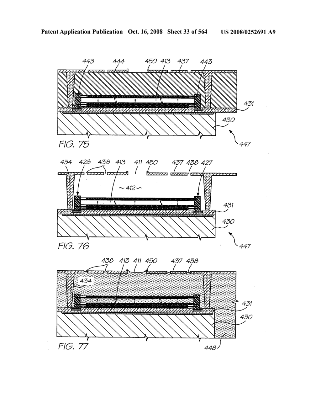 Inkjet nozzle chamber holding two fluids - diagram, schematic, and image 34