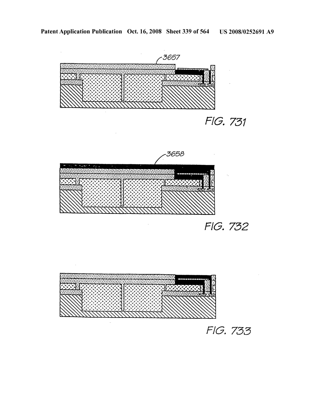 Inkjet nozzle chamber holding two fluids - diagram, schematic, and image 340