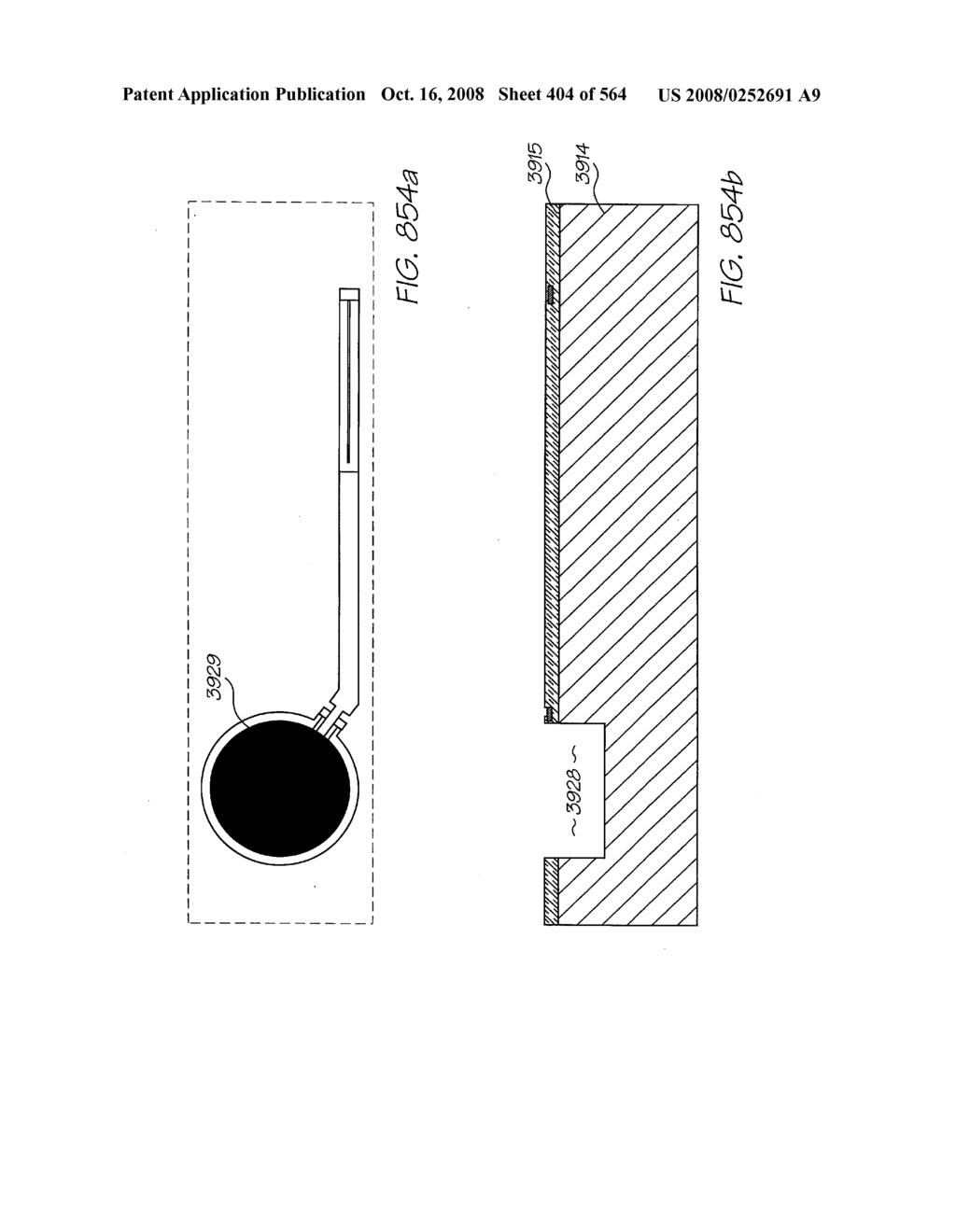 Inkjet nozzle chamber holding two fluids - diagram, schematic, and image 405