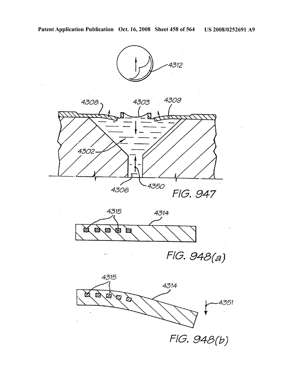 Inkjet nozzle chamber holding two fluids - diagram, schematic, and image 459