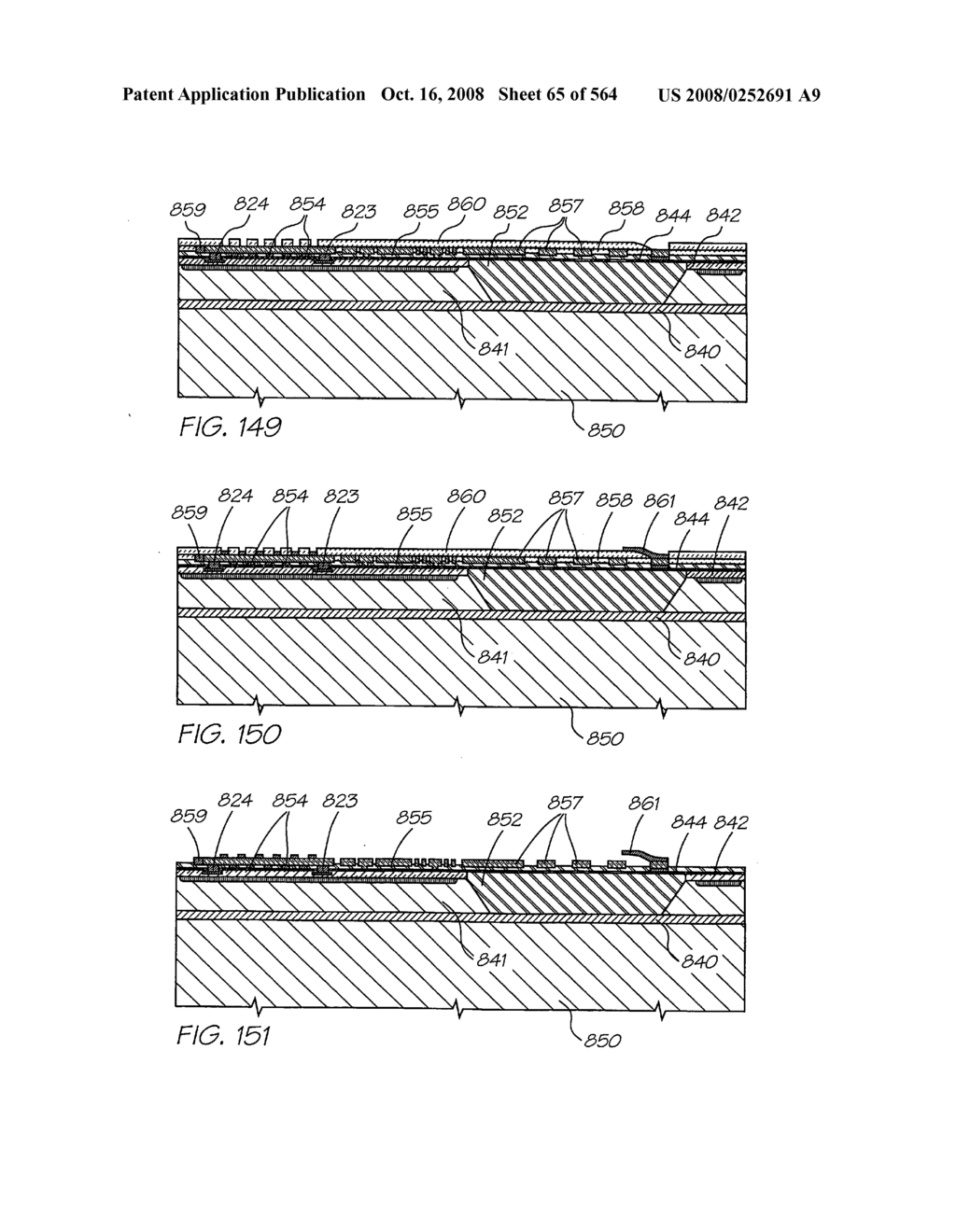 Inkjet nozzle chamber holding two fluids - diagram, schematic, and image 66