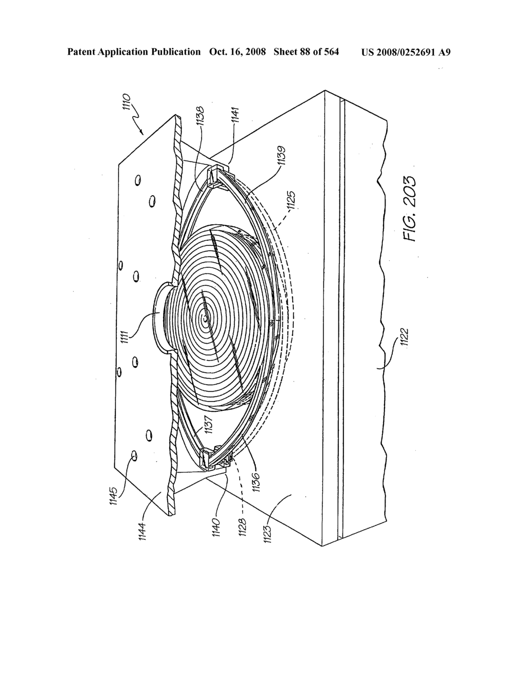 Inkjet nozzle chamber holding two fluids - diagram, schematic, and image 89