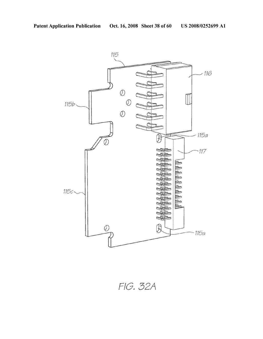 INK EJECTION PRINTHEAD INCORPORATING A CONNECTOR ARRANGEMENT - diagram, schematic, and image 39