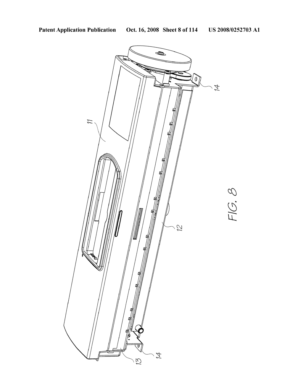 CARTRIDGE UNIT HAVING MAGNETICALLY CAPPED PRINTHEAD - diagram, schematic, and image 09