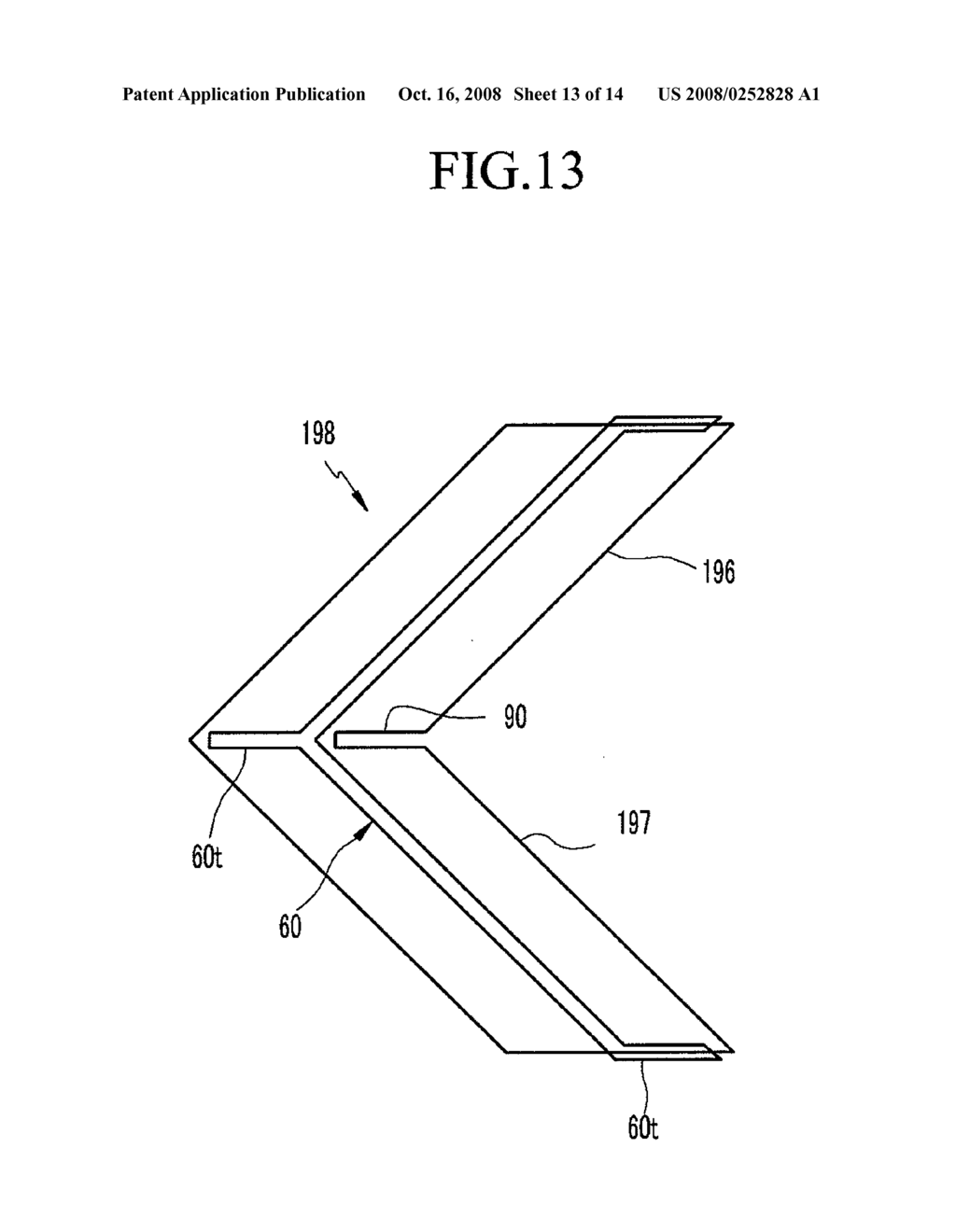 THIN FILM TRANSISTOR ARRAY PANEL FOR A DISPLAY - diagram, schematic, and image 14