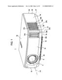 Projection display device diagram and image