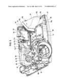 Projection display device diagram and image