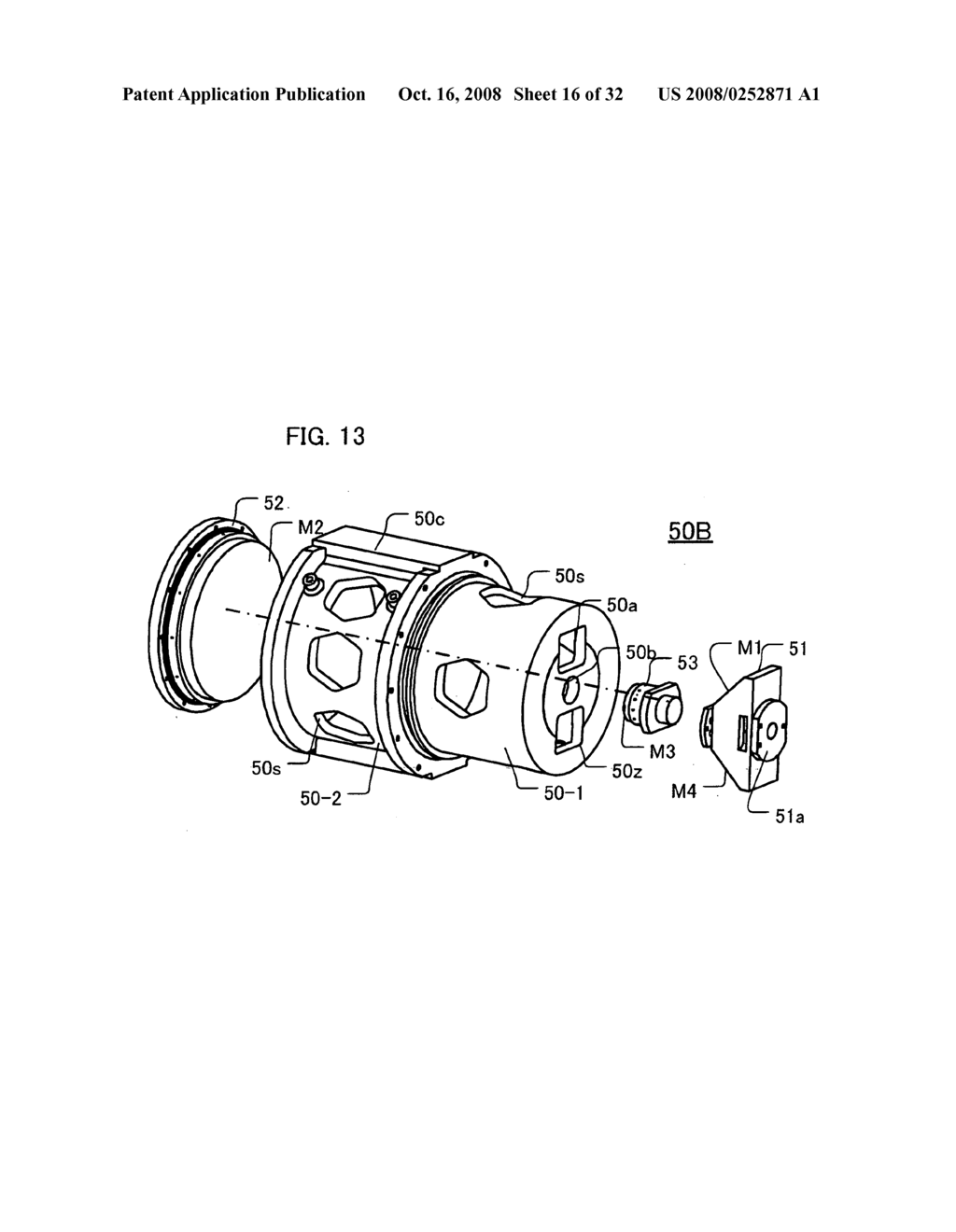 Projection exposure apparatus - diagram, schematic, and image 17