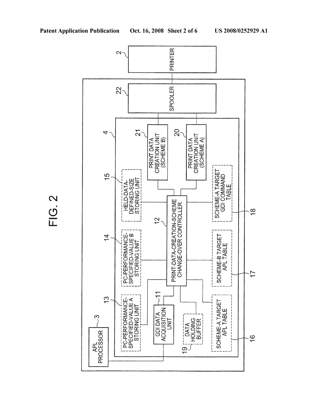 PRINTING SYSTEM AND PRINTING METHOD INCLUDING HOST DEVICE AND PRINTING DEVICE - diagram, schematic, and image 03