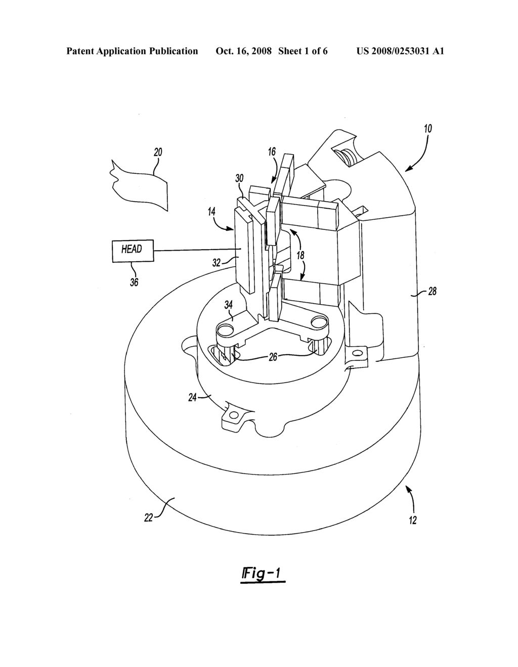 Magnetically Preloaded Anti-Rotation Guide for a Transducer - diagram, schematic, and image 02