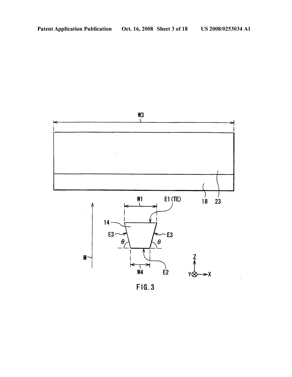 Perpendicular magnetic write head, method of manufacturing the same, and magnetic write system - diagram, schematic, and image 04