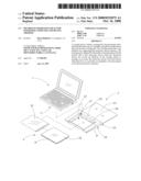 Method of dissipating heat for notebook computer and device thereof diagram and image