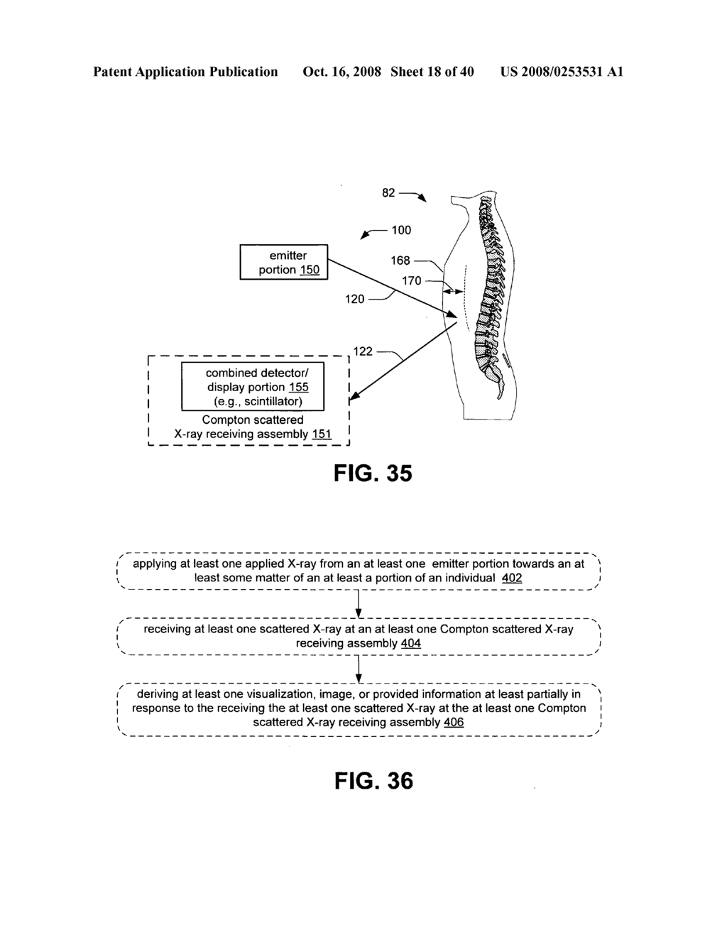 Cauterizing based at least partially on Compton scattered x-ray visualizing, imaging, or information providing - diagram, schematic, and image 19