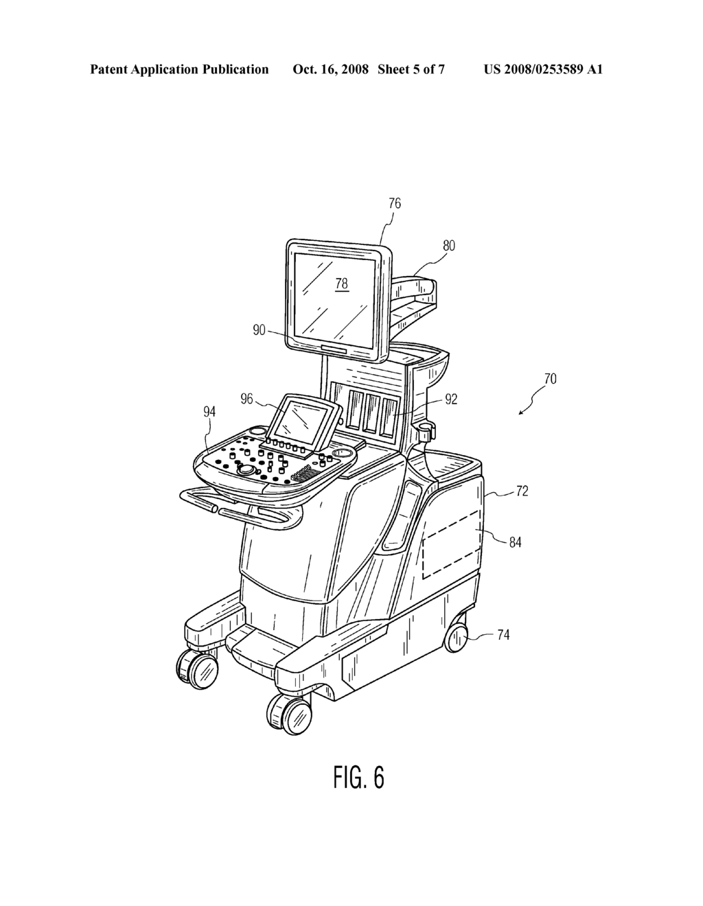 Ultrasound Imaging System with Voice Activated Controls Using Remotely Positioned Microphone - diagram, schematic, and image 06