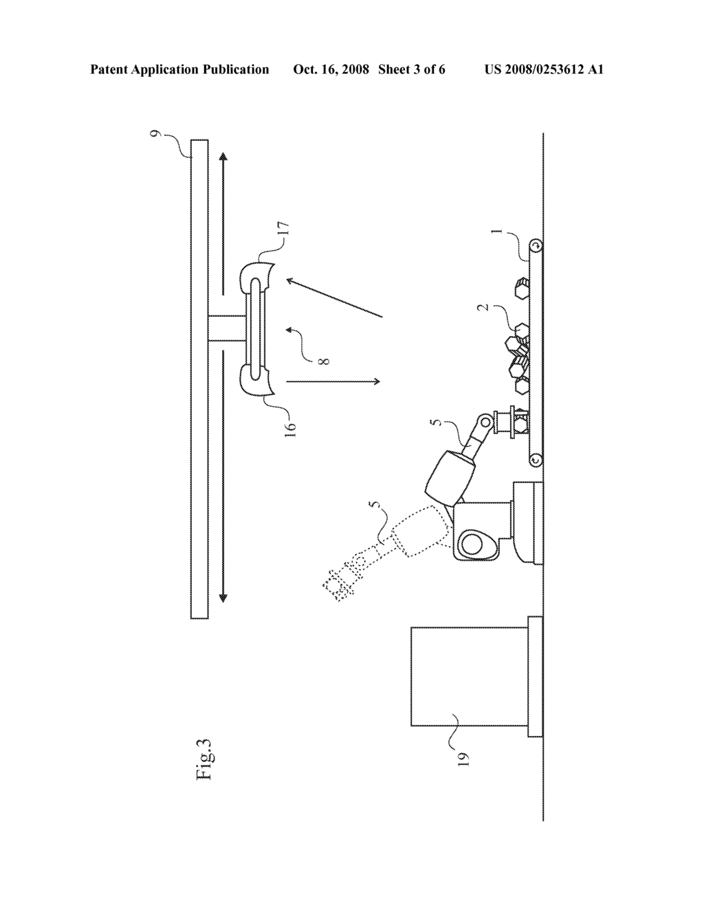 Method and an Arrangement for Locating and Picking Up Objects From a Carrier - diagram, schematic, and image 04