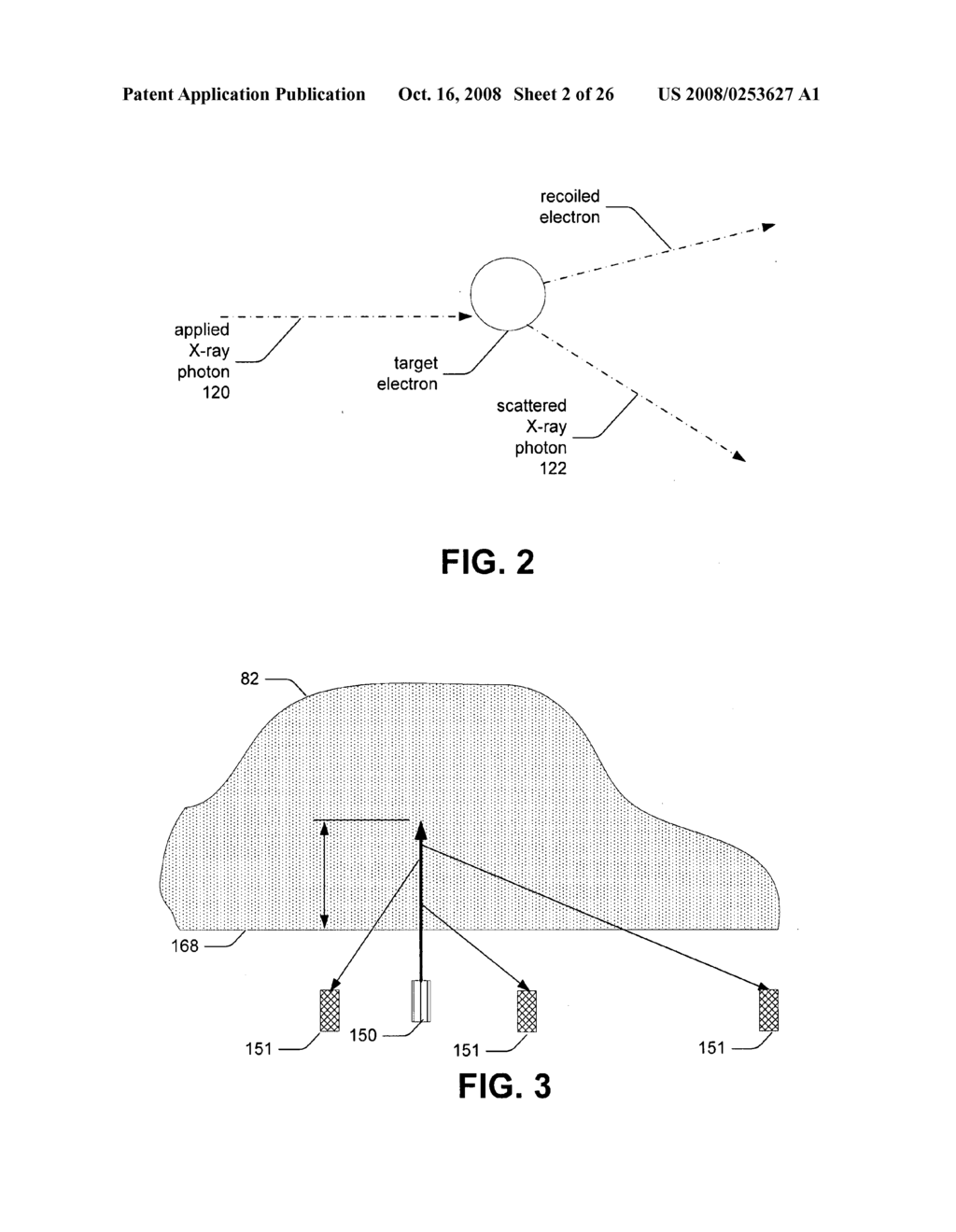 Compton scattered X-ray visualization, imaging, or information provider using image combining - diagram, schematic, and image 03