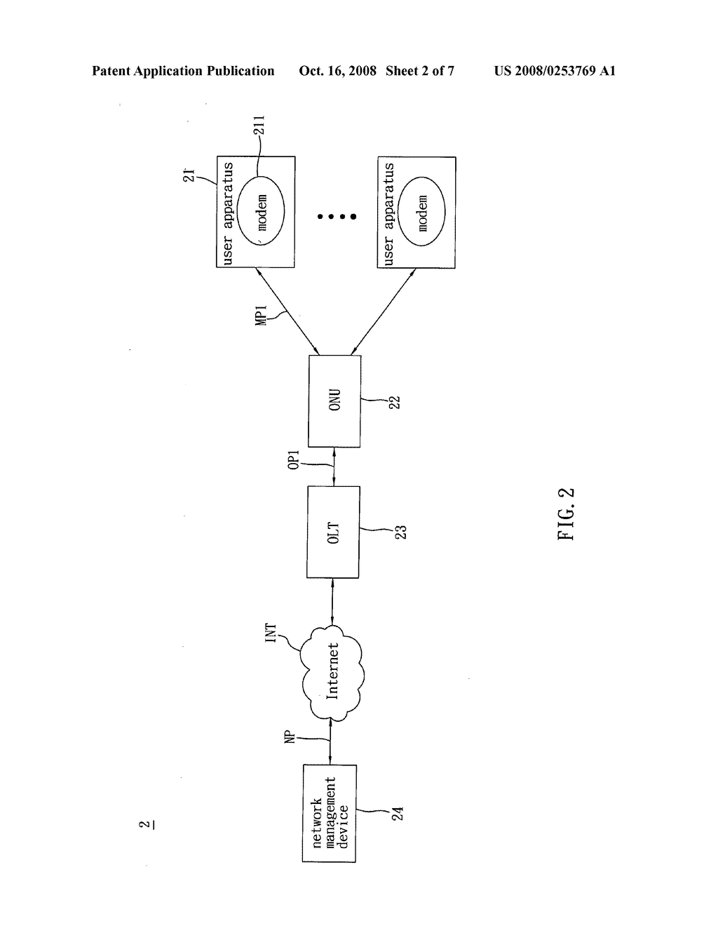 Management method of optical fiber network system - diagram, schematic, and image 03