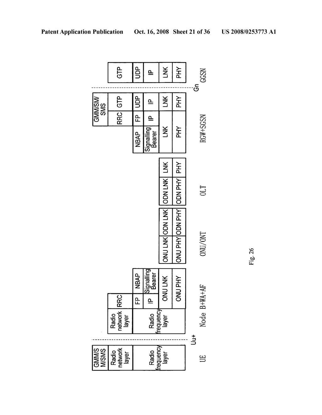 System And Communication Method For Interconnecting Optical Network And Radio Communication Network - diagram, schematic, and image 22