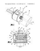 Push button holesaw mandrel assembly diagram and image