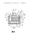 Push button holesaw mandrel assembly diagram and image