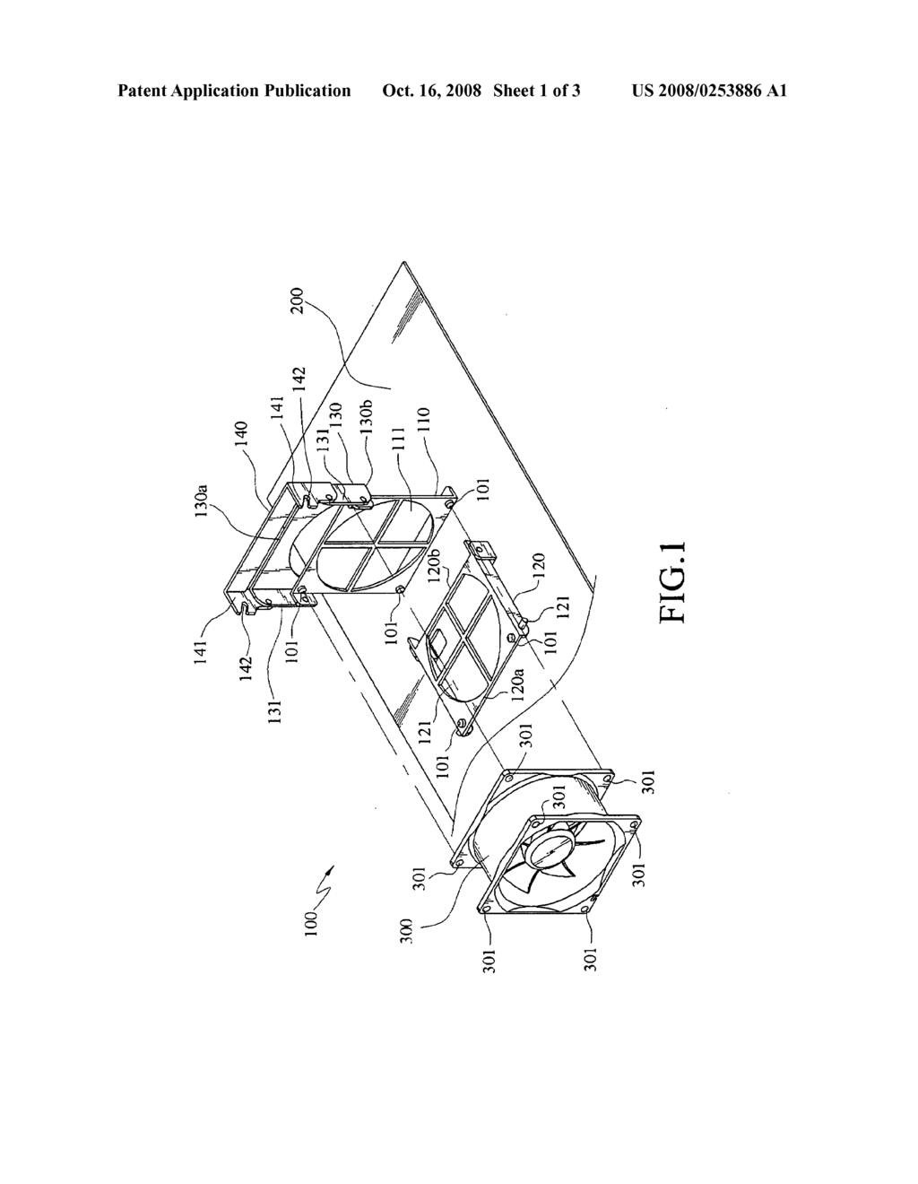 Fan holder - diagram, schematic, and image 02