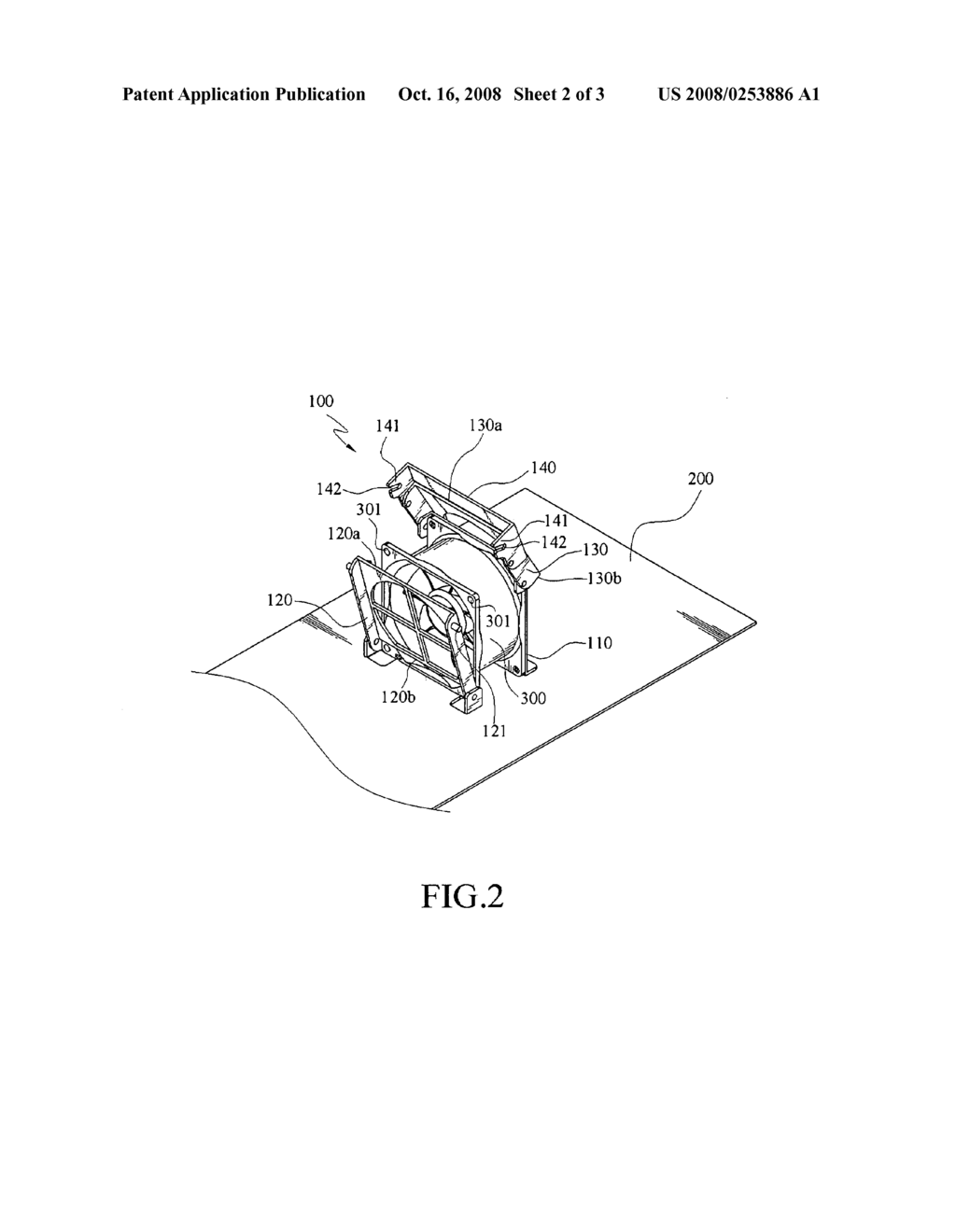 Fan holder - diagram, schematic, and image 03