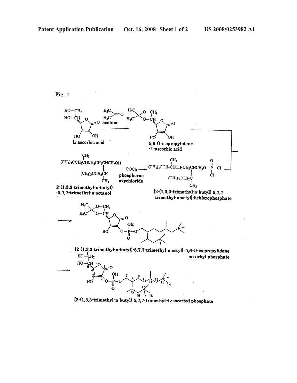 Ascorbic acid derivatives and skin-whitening cosmetics - diagram, schematic, and image 02