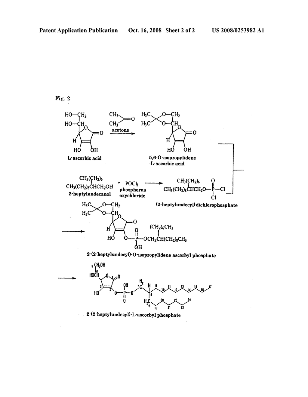 Ascorbic acid derivatives and skin-whitening cosmetics - diagram, schematic, and image 03