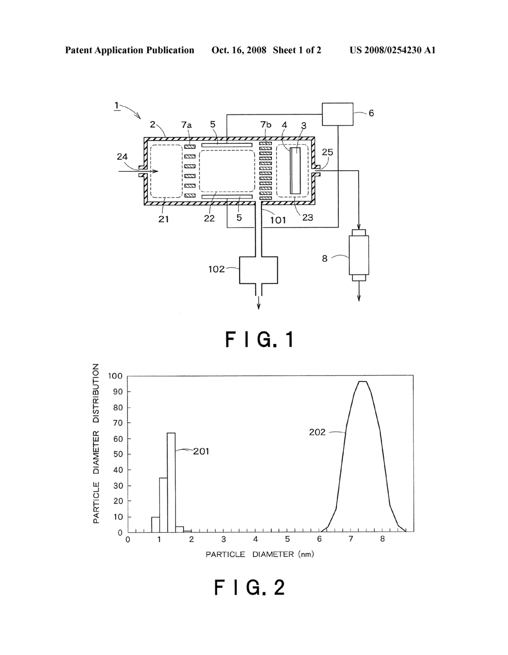 PARTICLE DEPOSITION APPARATUS AND PARTICLE DEPOSITION METHOD - diagram, schematic, and image 02