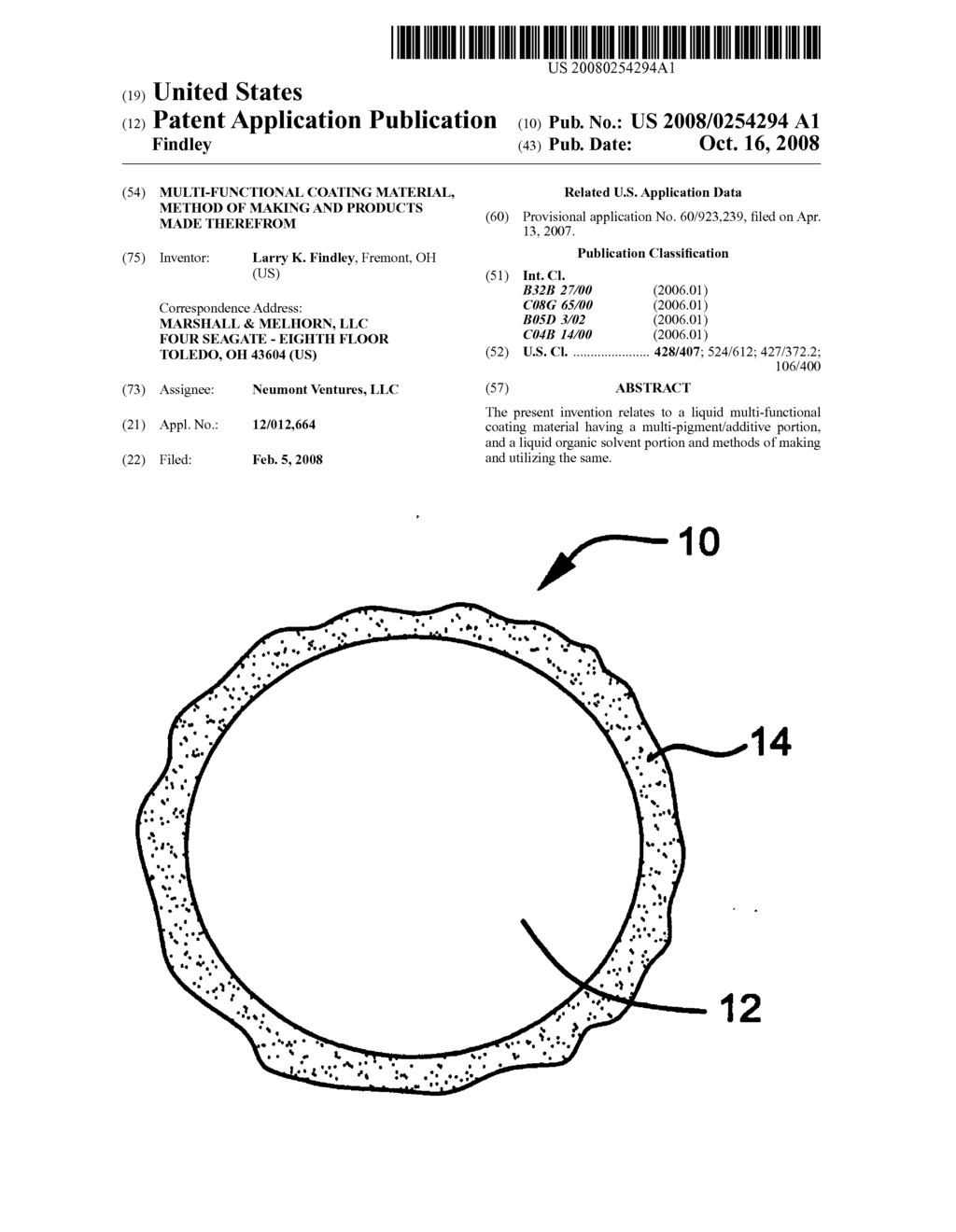 Multi-functional coating material, method of making and products made therefrom - diagram, schematic, and image 01