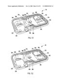 BATTERY AND FLUID REGULATING SYSTEM HAVING CHASSIS WITH MOLDED ELECTRONICS diagram and image