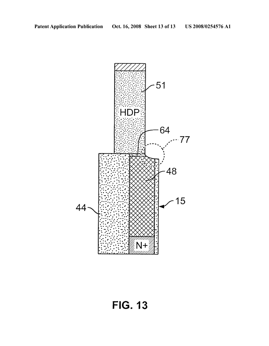 Method of fabricating a self-aligning damascene memory structure - diagram, schematic, and image 14