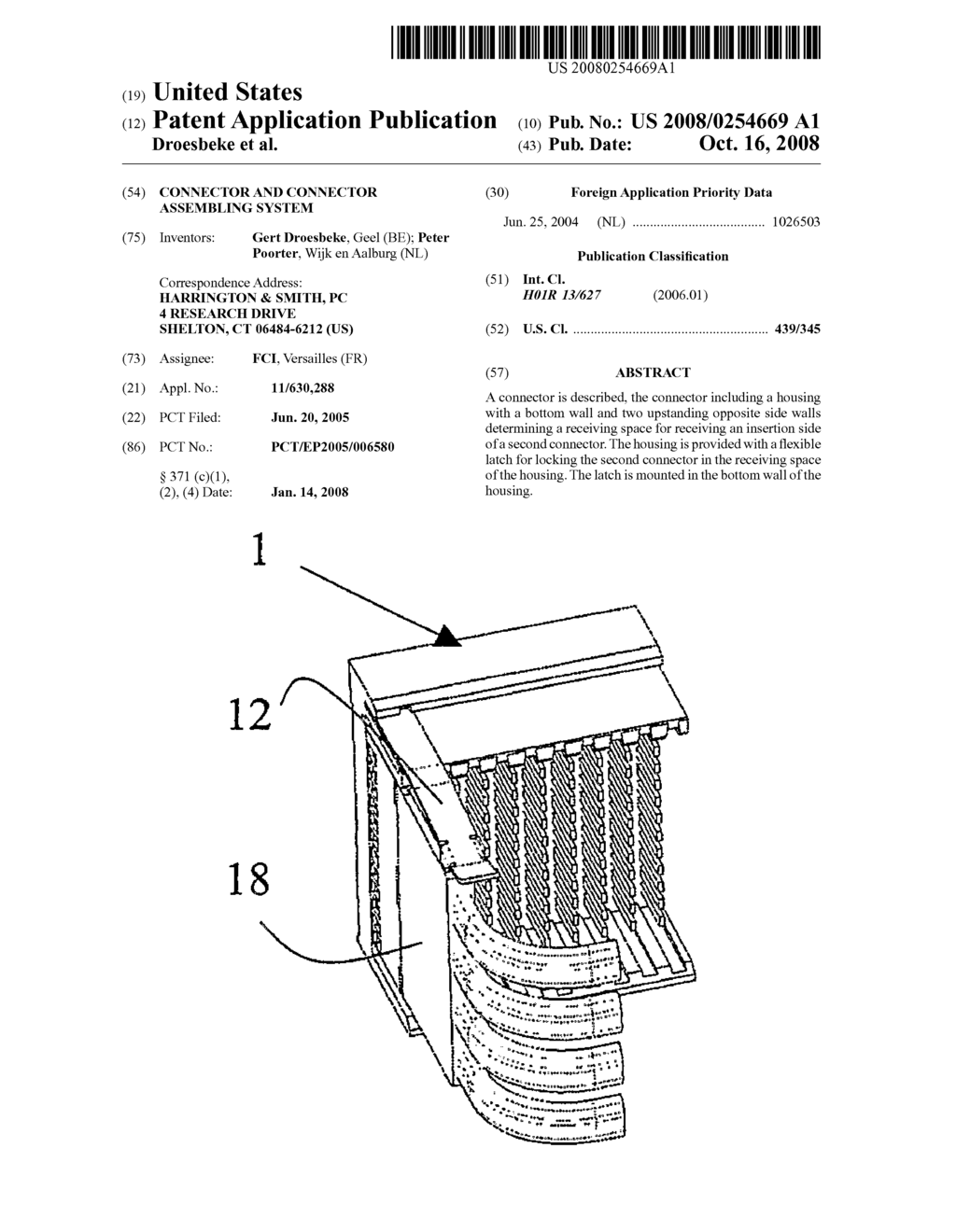 Connector and Connector Assembling System - diagram, schematic, and image 01