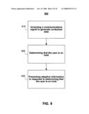 Communications system that provides user-selectable data when user is on-hold diagram and image