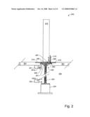 Gaming system having retractable gaming unit diagram and image