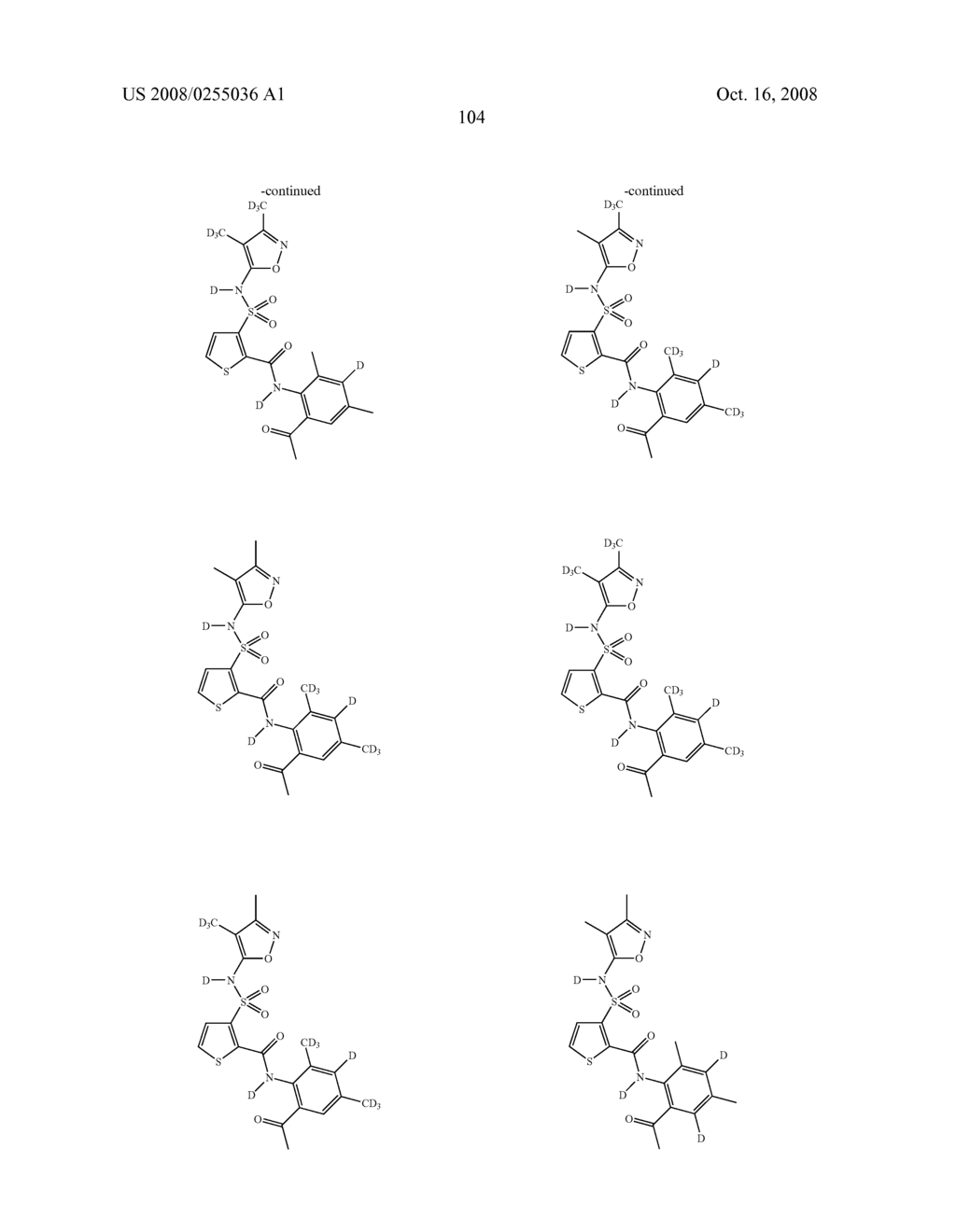 SUBSTITUTED THIOPHENES - diagram, schematic, and image 105