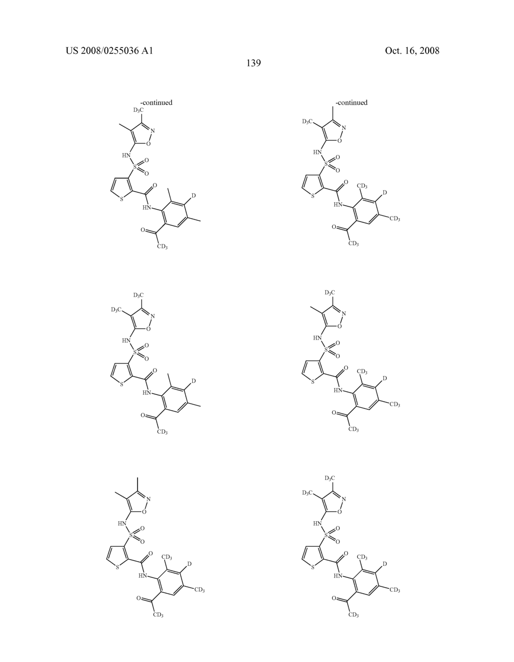 SUBSTITUTED THIOPHENES - diagram, schematic, and image 140