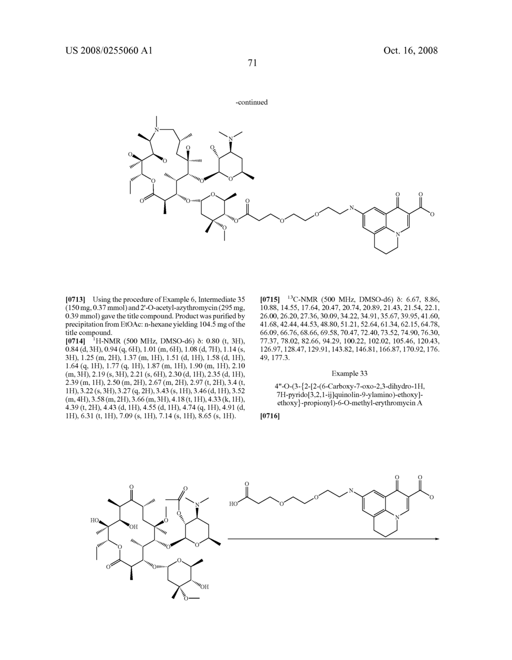 Ester Linked Macrolides Useful For The Treatment of Microbial Infections - diagram, schematic, and image 72