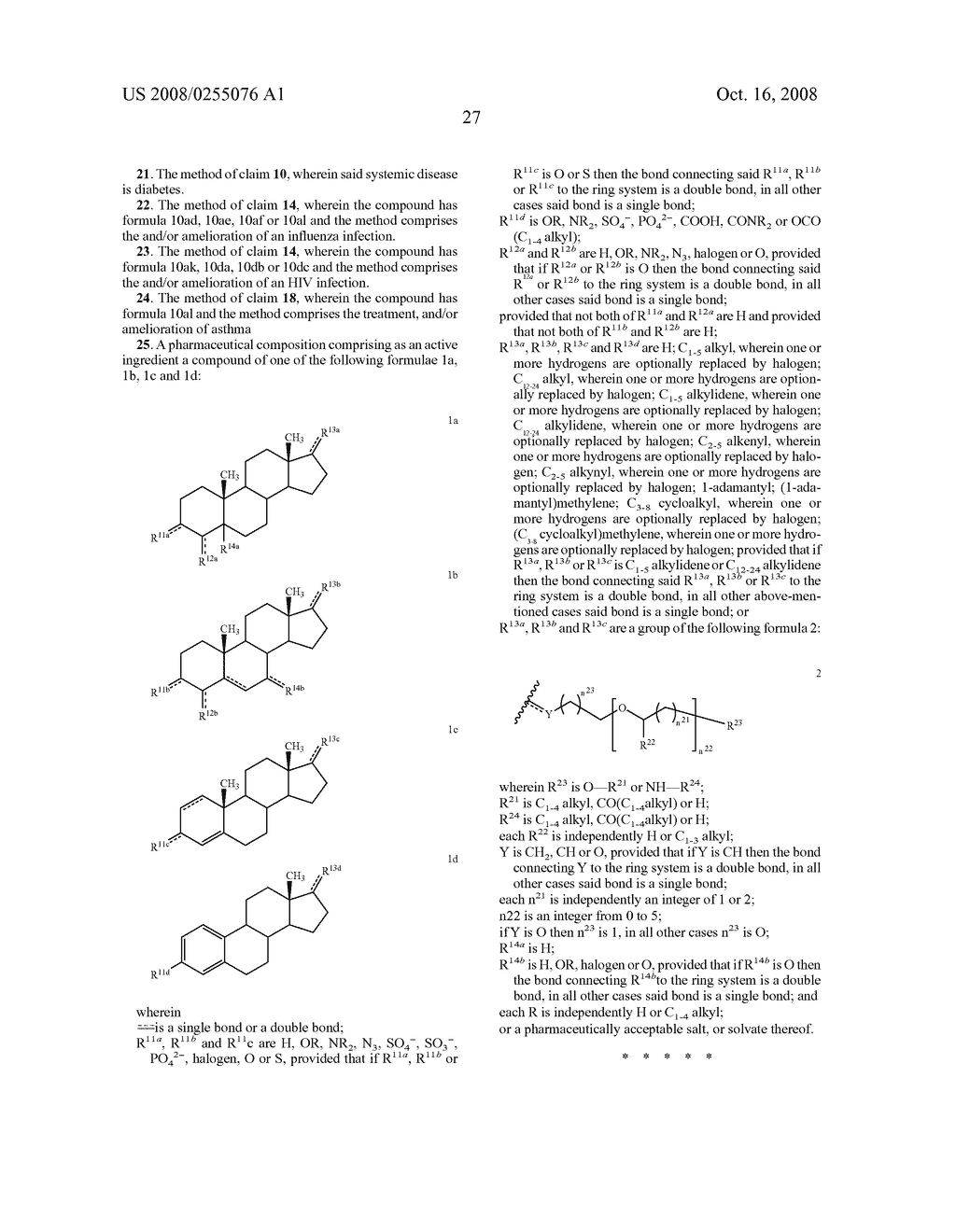 Steroid-Derived Pharmaceutical Compositions - diagram, schematic, and image 28