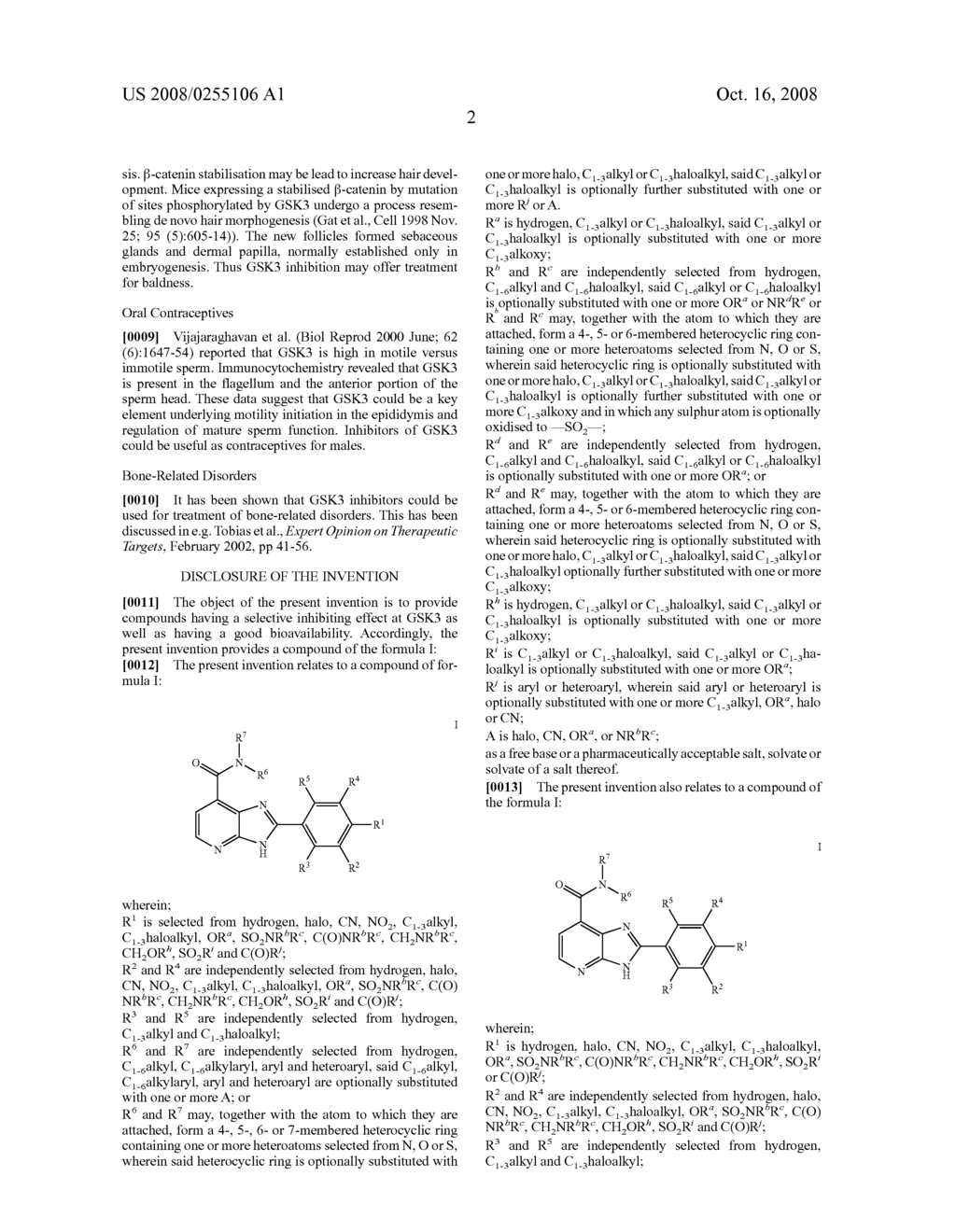 Novel 2-Phenyl-Imidazo[4,5-B]Pyridine Derivatives as Inhibitors of Glycogen Synthase Kinase for the Treatment of Dementia and Neurodegenerative Disorders - diagram, schematic, and image 03