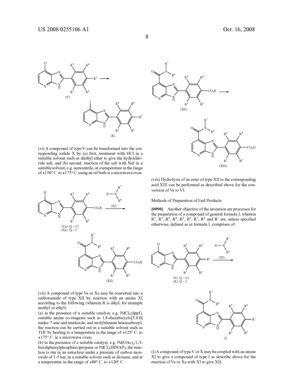 Novel 2-Phenyl-Imidazo[4,5-B]Pyridine Derivatives as Inhibitors of Glycogen Synthase Kinase for the Treatment of Dementia and Neurodegenerative Disorders - diagram, schematic, and image 09