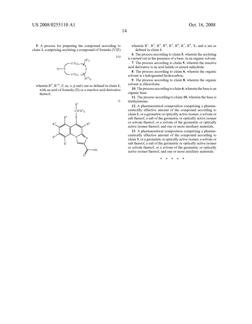 IMIDAZOQUINOLINE DERIVATIVES AS ADENOSINE A3 RECEPTOR LIGANDS - diagram, schematic, and image 15